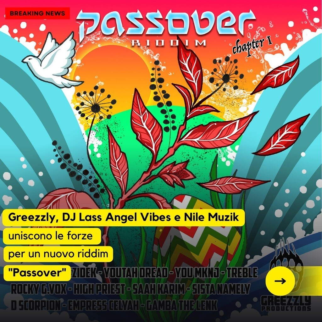 Articolo Completo su
risingtimenews.com
Visita il sito!

@catchygreezzly 

#passover #newriddim #reggaemusic #reggae #italianartist #muzik #grafic #cover #art #africa #collaboration #feat #italianartist #producer #afro #dancehallmusic #beautiful … instagr.am/p/CrkYrEHsX7Y/