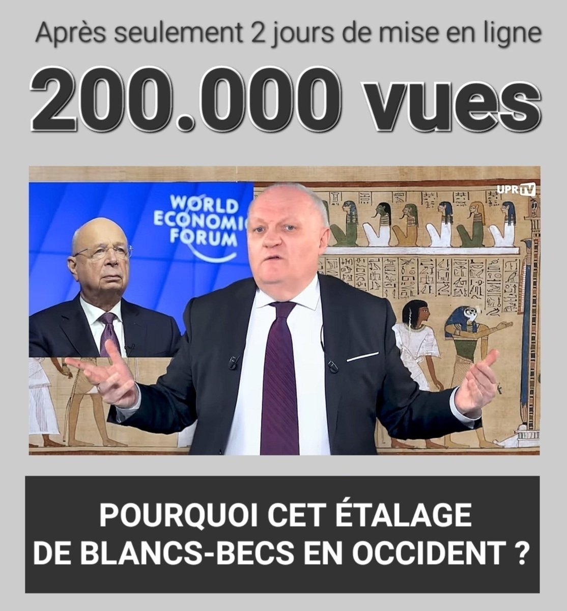 f_asselineau's tweet photo. 🎥Déjà 𝟮𝟬𝟬.𝟬𝟬𝟬 𝘃𝘂𝗲𝘀
Macron est arrivé au pouvoir à 39 ans,
Trudeau🇨🇦à 43
Sunak🇬🇧à 41
Ardern🇳🇿à 37
Marin🇫🇮à 34
Etc

Mais
Schwab a 84ans
Le PDG de Blackrock 70ans
Soros 92ans
Le chef de la CIA 66ans
Etc

Quelle stratégie cynique révèle ce constat ?
https://t.co/iFnPhEdWWA https://t.co/CNDrqMkB3G