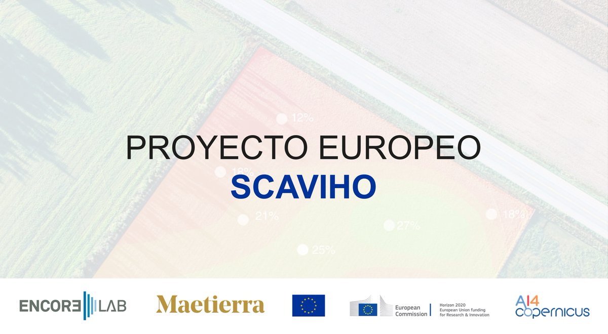 Queremos compartir nuestro proyecto SCAVIHO, subvencionado por <a href="/AI4Copernicus/">AΙ4Copernicus</a>  y en colaboración con Maetierra.

Este proyecto se centra en aprovechar el potencial del índice de vegetación de diferencia normalizada (NVDI)

Principales hallazgos: ai4europe.eu

#agritech