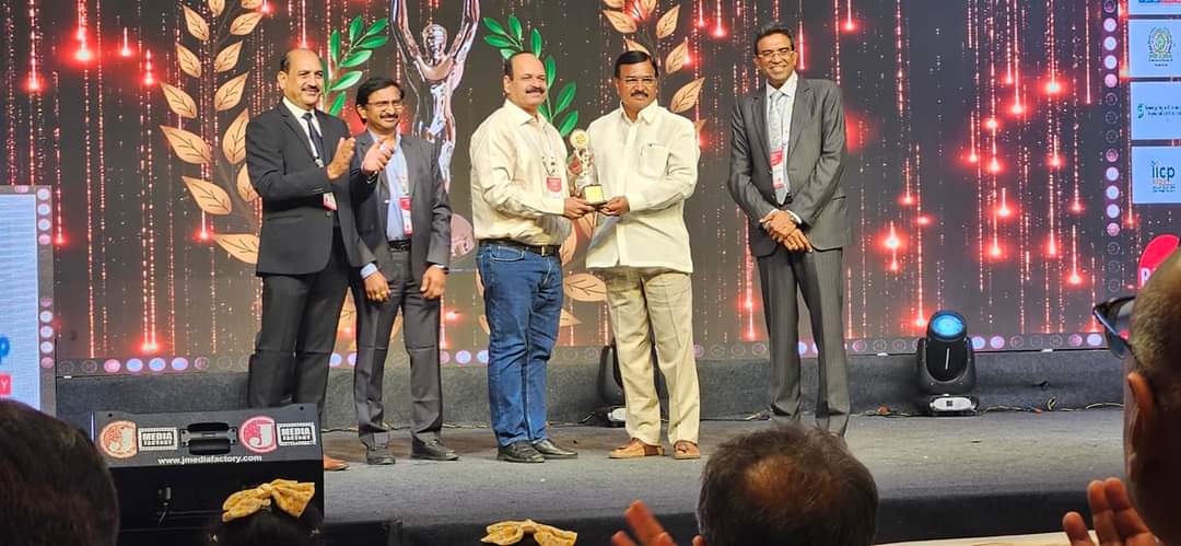 Snapshot of ABSA (Agri Business Summit Awards) recognizing for our work at Indian Institute of Millets Research in varietal and value added technologies and Popularizing the Millets and its policy ecosystems, value chain, leading to celebration International Year of Millets 2023