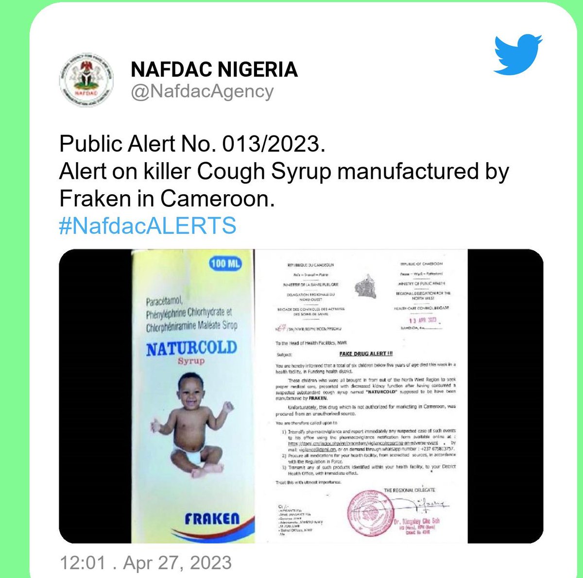 adamm_mo's tweet photo. Notice! There’s a fake drug circulating please be careful especially in Northern Nigeria where information like this are not likely to reach people fast share with your loved ones and even your enemies it concerns public health especially our children https://t.co/FddIGB46jz
