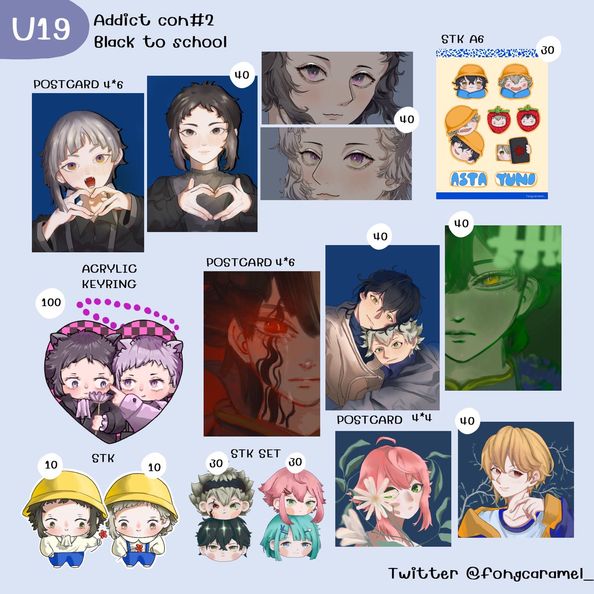 fongcaramel_'s tweet photo. รายงานตัวค่าา บูธ U19 มาเจอกันได้นะคะ MBKชั้น4
ในงาน #addictcon2 #AddictConBackToSchool https://t.co/rF1DmzeiqH