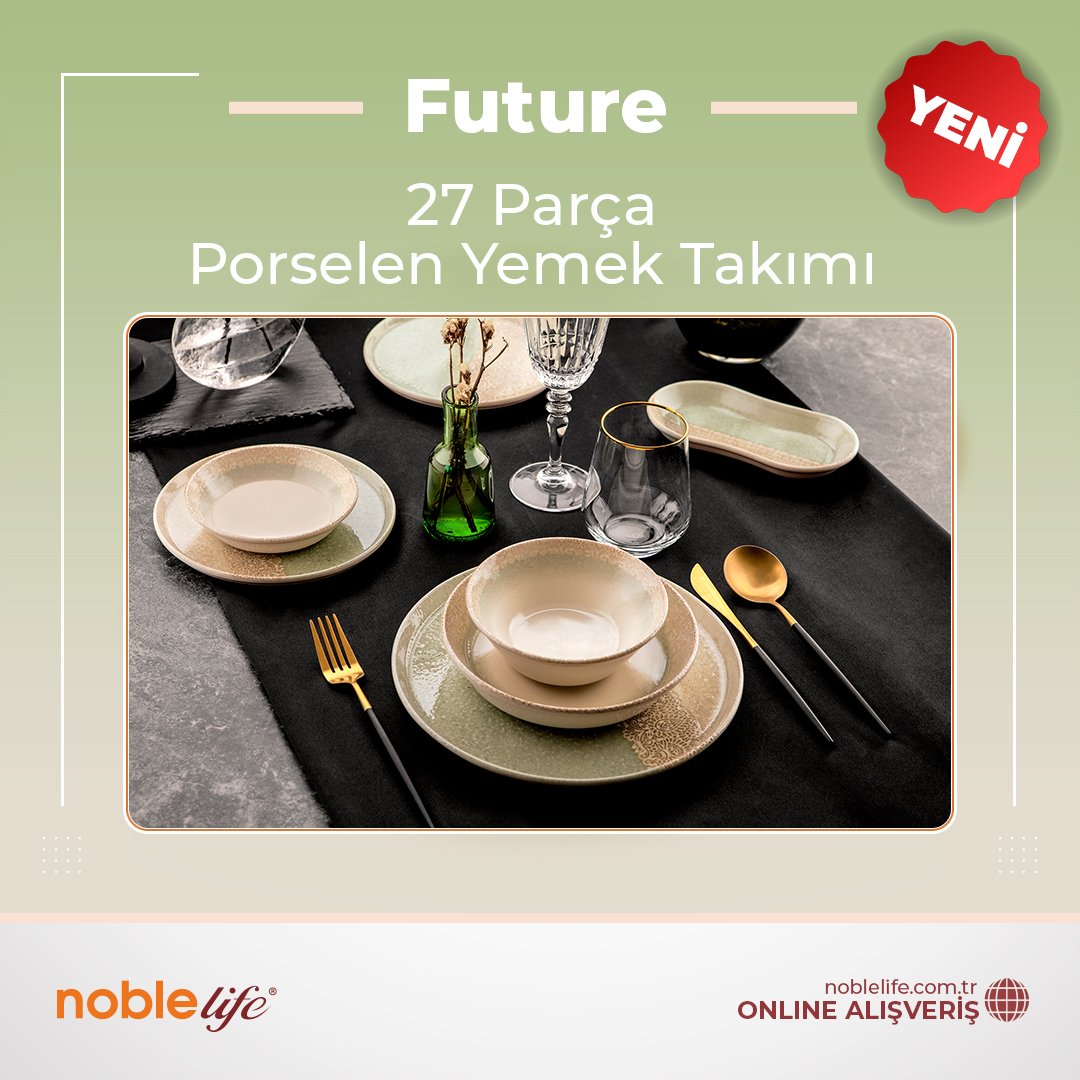 noblelife34's tweet photo. Future yemek takımımız ile sofralarınızı şımartmanın tam zamanı... Hemen keşfet! https://t.co/wGJwf9IQCF  #porselen #yemektakımı #sofra #mutfak #onlinealışveriş #keşfet #noblelife #istanbul #türkiye #cuma #aile #kadın #çeyizlistesi https://t.co/F9Wka925wh