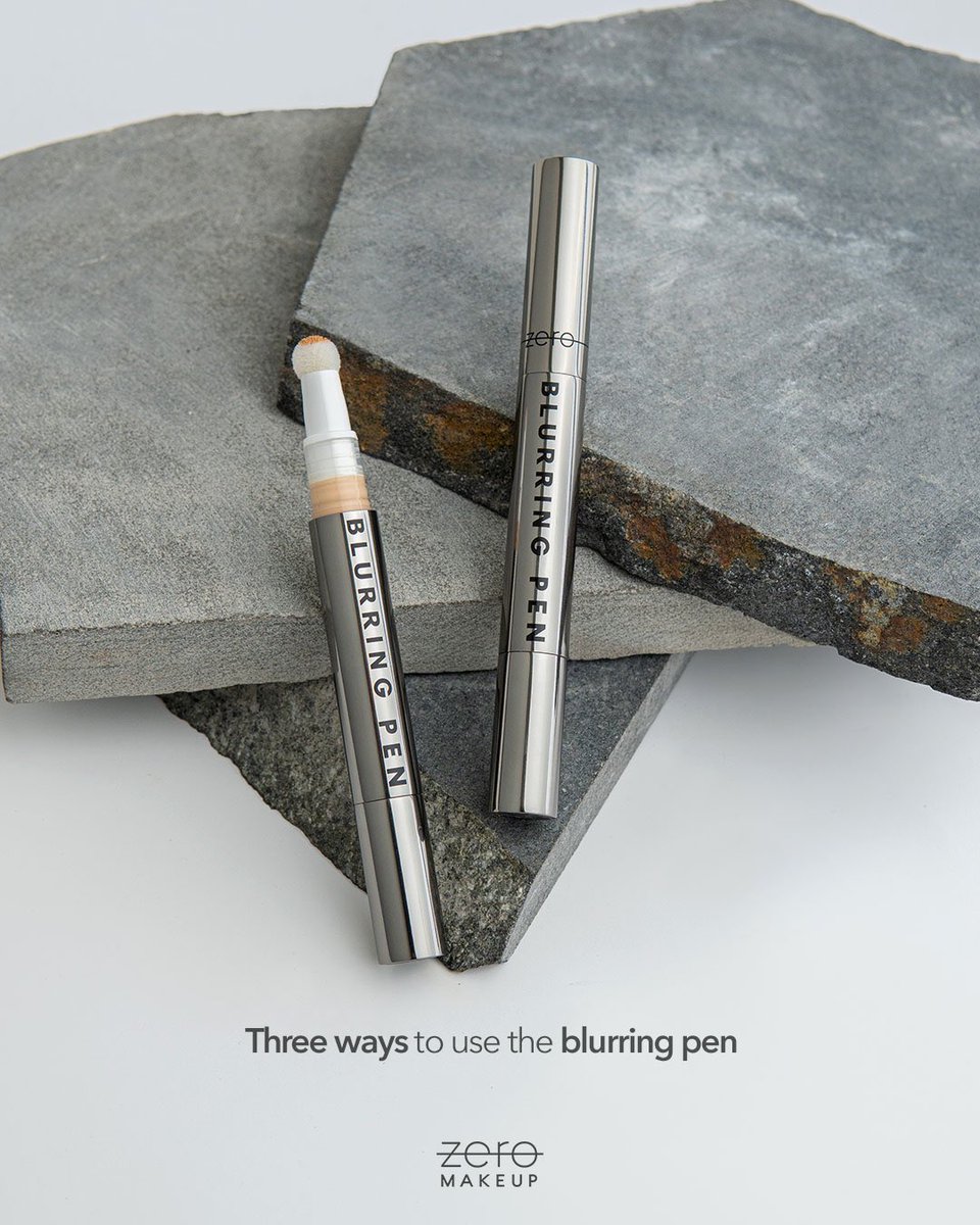 zero_makeup's tweet photo. Three ways to use the Blurring pen! Shop now: https://t.co/UDC5FpWksL     #ZERO #IAMZERO #NABILA #ZEROMAKEUP https://t.co/ndxxUNGYeF