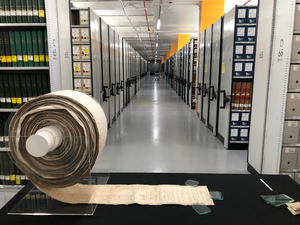 PRO_Vic's tweet image. We can’t go past this record for #SomethingBig #Archive30. This is of course the famous Monster Suffrage Petition held in our collection. You can also view it online here: new.parliament.vic.gov.au/about/history-…