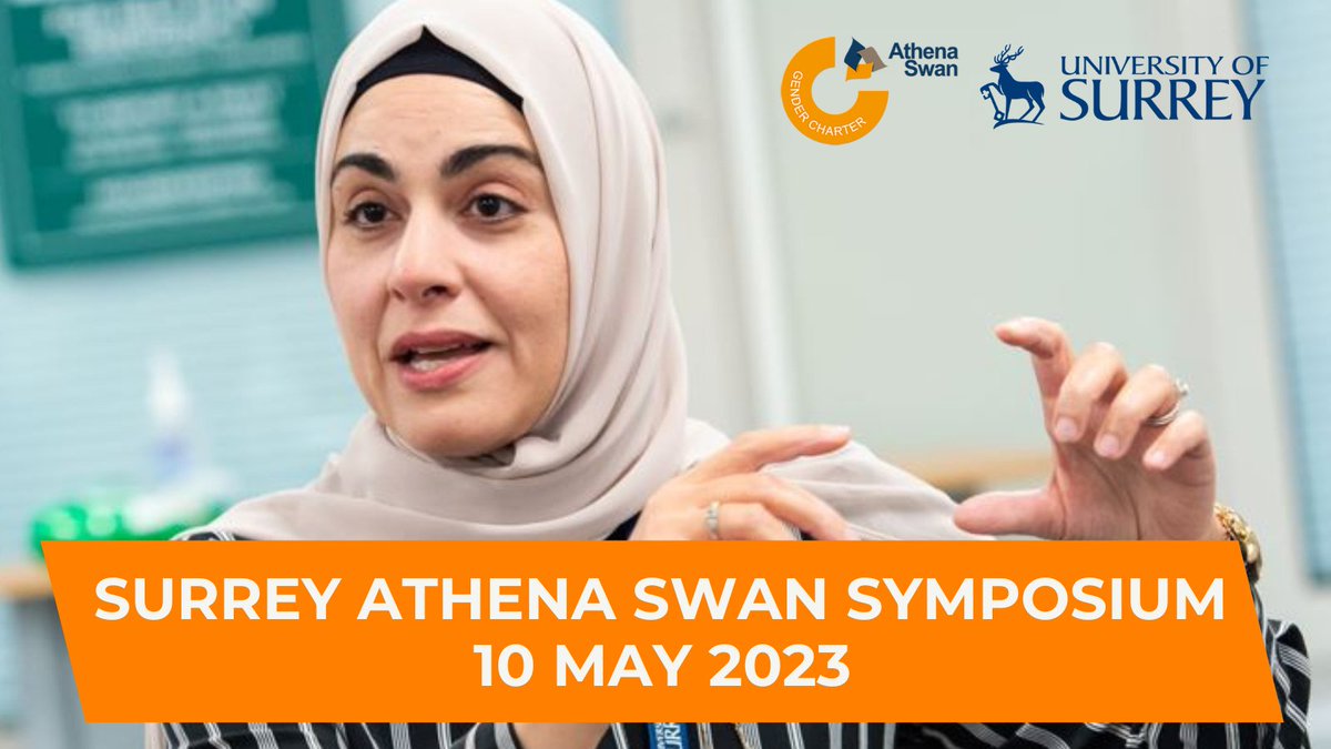 Our #AthenaSwanSymposium on 10 May is a hybrid event. There will be a series of talks and panel discussions throughout the day. Lunch is provided for in person bookings. For more info | ow.ly/4spT50NRyIl @UniOfSurrey @Athena_SWAN