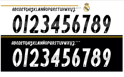 Fonts  Números  camiseta  Real Madrid 2018  2019  #camisetas #moldes #diseños blgs.co/4KS40T
