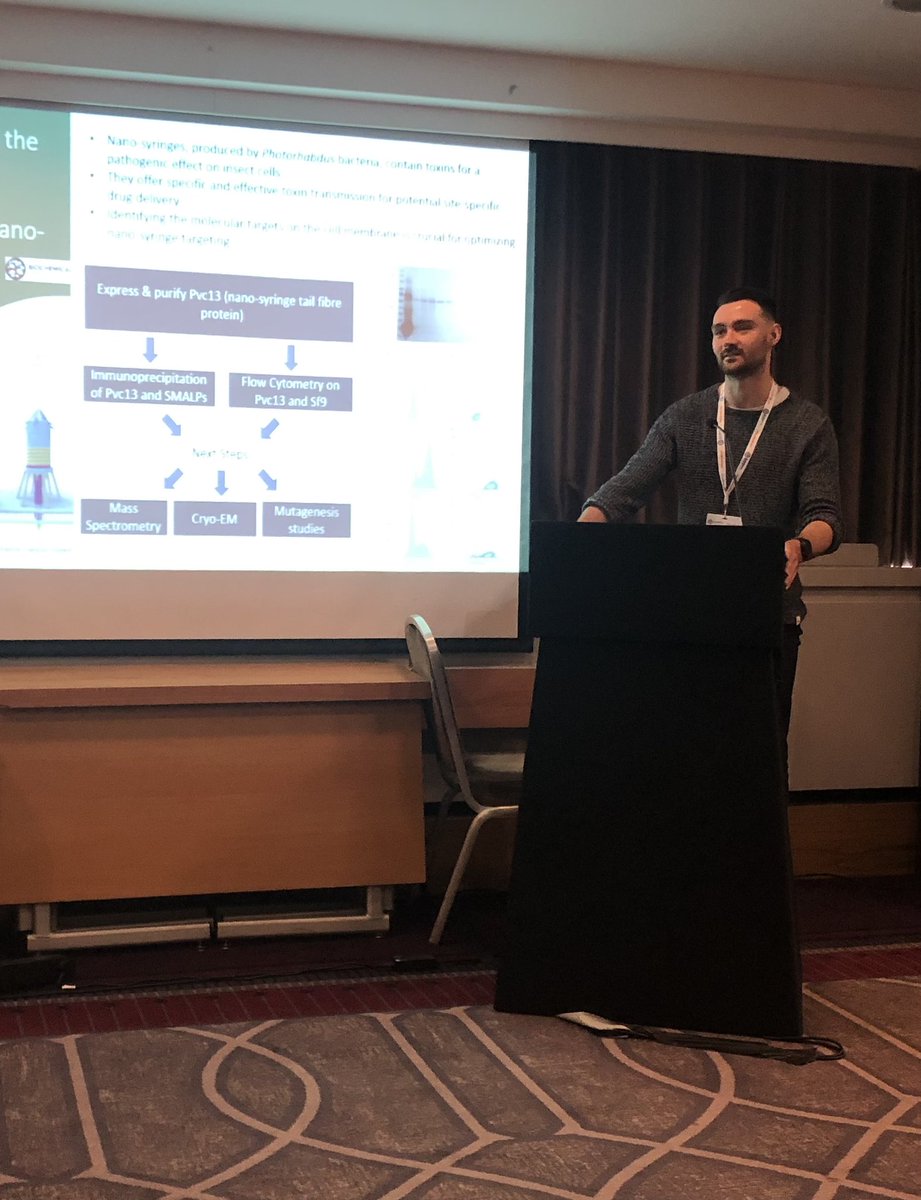 Alice Rothnie (@alice_rothnie) on Twitter photo Alejandro presenting his project as a short talk and Calum with a flash talk <a href="/BiochemSoc/">Biochemical Society</a> Molecular Mechanisms of Membrane Proteins conference. #DrugDelivery <a href="/alan_goddard/">Alan Goddard</a> <a href="/NanoSyrinx/">NanoSyrinx</a> <a href="/AstonBioscience/">Aston Biosciences</a> <a href="/MSCA_MemTrain/">MemTrain</a> #AMPL Alejandro presenting his project as a short talk and Calum with a flash talk <a href="/BiochemSoc/">Biochemical Society</a> Molecular Mechanisms of Membrane Proteins conference. #DrugDelivery <a href="/alan_goddard/">Alan Goddard</a> <a href="/NanoSyrinx/">NanoSyrinx</a> <a href="/AstonBioscience/">Aston Biosciences</a> <a href="/MSCA_MemTrain/">MemTrain</a> #AMPL
