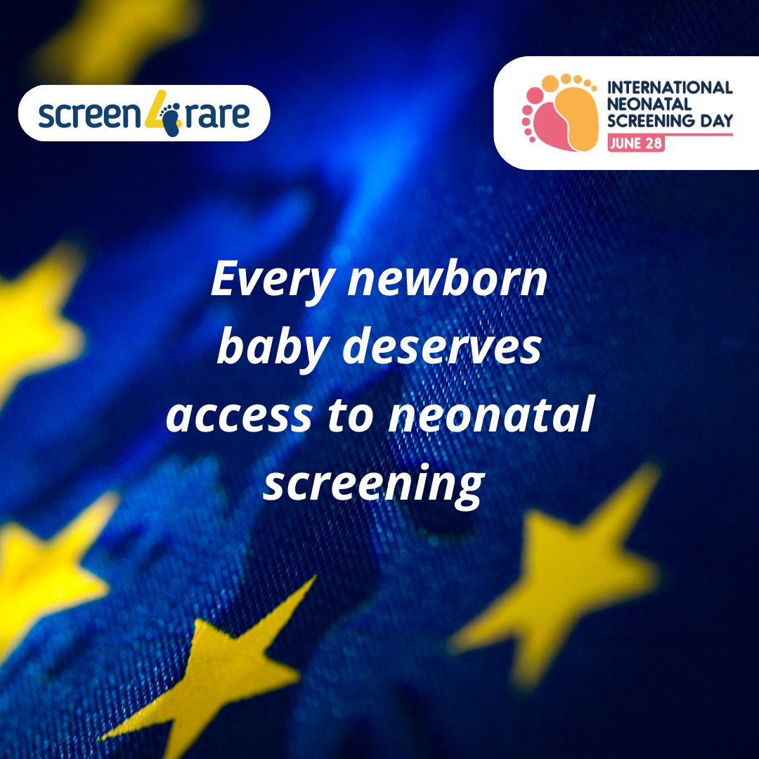 Screen4Rare's tweet photo. Newborn screening can be life-changing and even life-saving for babies with treatable rare diseases.
On #INSD, let's get #EU decision makers to commit to #equitable access to neonatal screening for babies born in the #EU.
See you on 28 June 👉 https://t.co/fvFrmeMmAu https://t.co/j8wacXf1zs