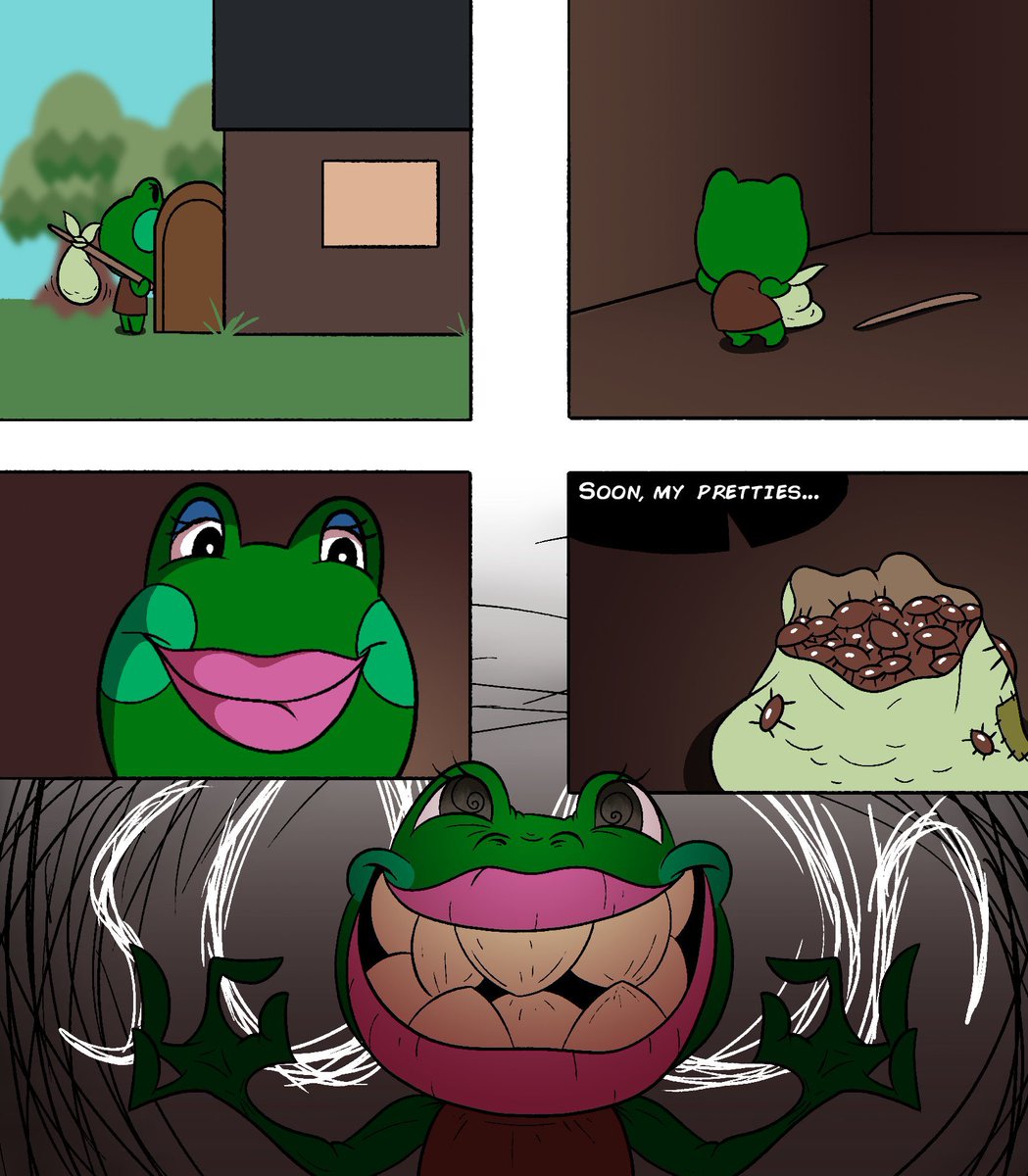 IDEK_Draws's tweet photo. A very old #AnimalCrossingNewHorizions comic about how Jambette brought about a flea infestation on my island. https://t.co/nRZfQKBQm9