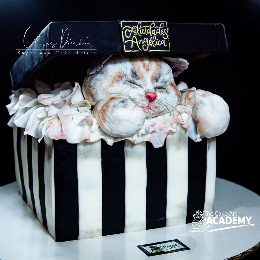 Kitten Gift Box by Chris Durón
cakesdecor.com/cakes/366042-k…
#fondant #fondantcake #edibleart #handpainted #ediblepainiting #3dcakes #fondantcakes #caketoppers #defyinggravity #antigravity #fondantcakedecoration #fondanttools #fondanttoppers #fondantfigures