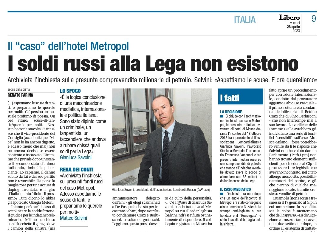 Ernesto On Twitter RT EsteriLega I Soldi Russi Alla Lega Non Esistono 