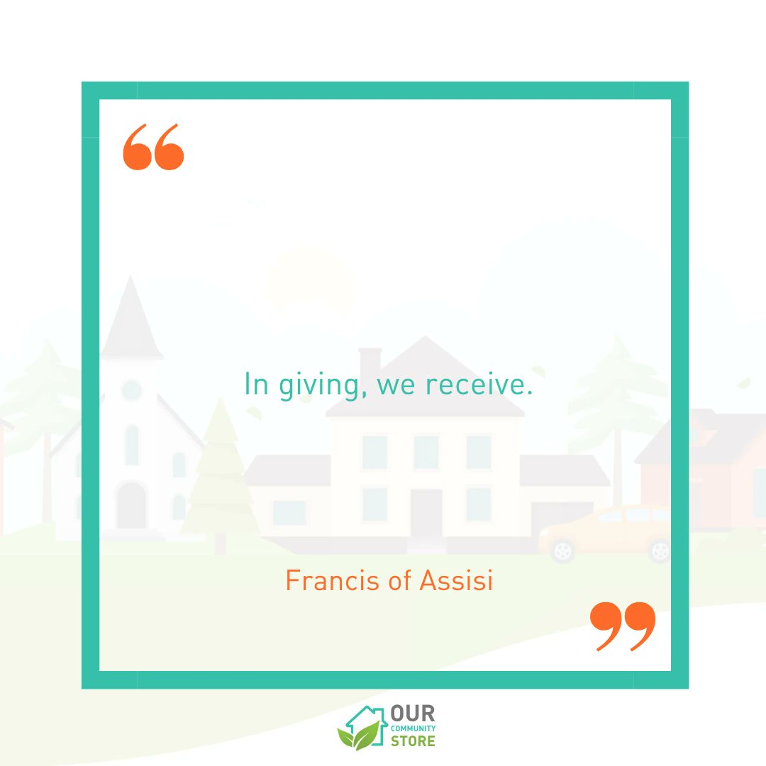 OurCommunityS's tweet image. Receive products with purpose and give with OurCommunity Store

#givingback #charity #philanthropy #ourcommunitystore #locosoco