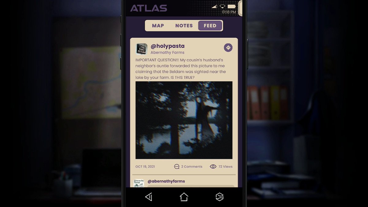 KaiganHQ's tweet photo. Can you reveal the truth in this strange town?

Unsolved mysteries surround the disappearance of people from Stonecreek and the appearance of symbols.👁️

The missing investigator's phone is your only lead.📱
#ScreenshotSaturday #Simulacra3 https://t.co/hucfBODkMf