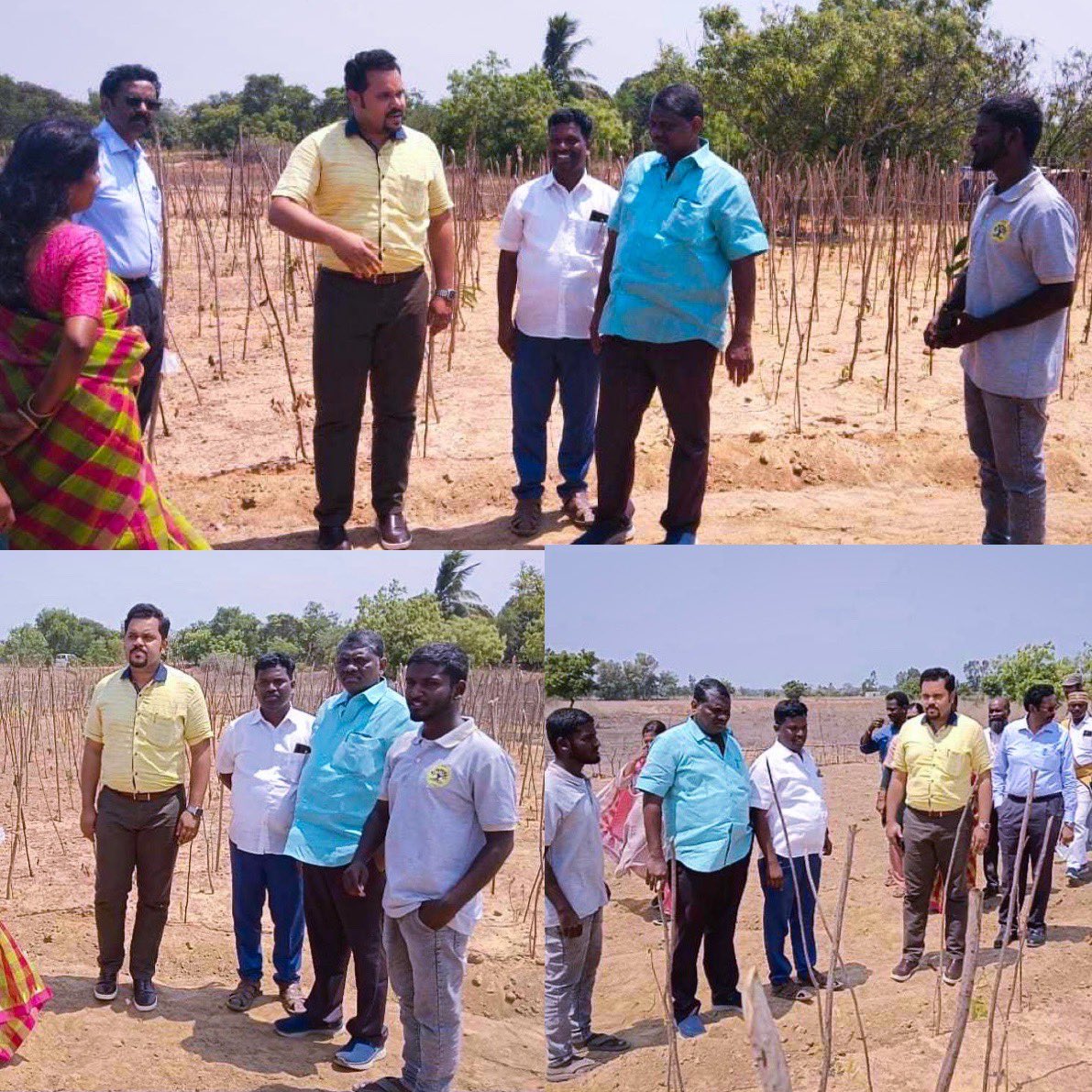 krishnasuresh19's tweet photo. @Thuvakkam collaboration with Anjan Drugs, has resulted in the creation of an urban forest at Paiyanur, with 2,000+ indigenous saplings. 

Thiru.@rnadh IAS, Chengalpattu Collector had recently visited the site and supported positively on the expansion of the project further. https://t.co/lxNzaoVjgl