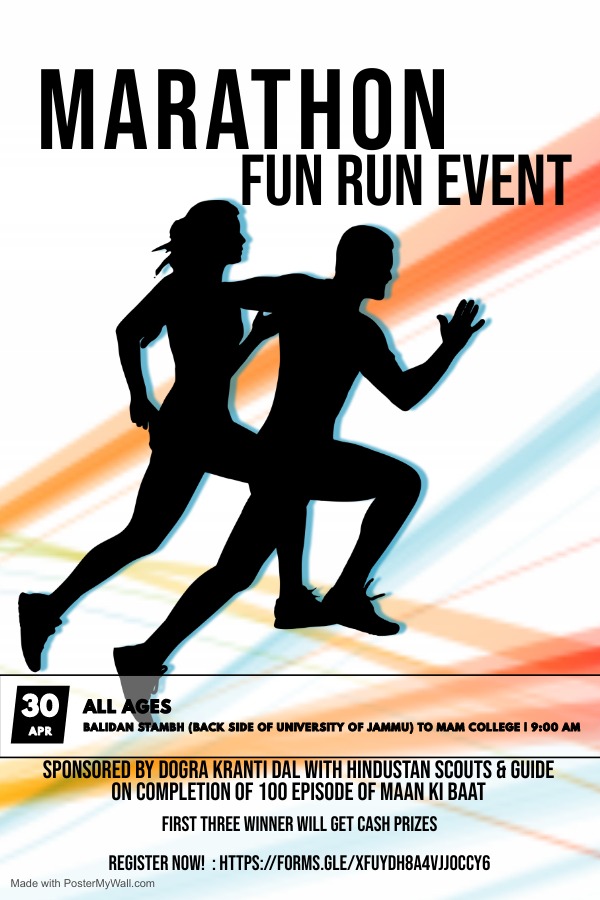 Parduma04422305's tweet photo. 100Marathon in JKUT https://t.co/ZdJnhCtR4S
