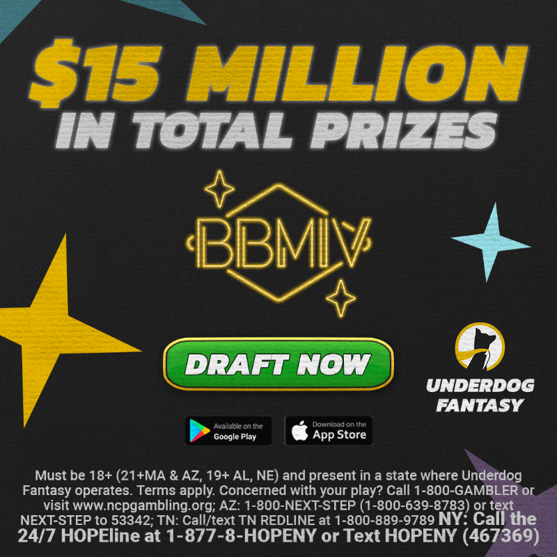 Underdog's tweet photo. What would you do if you won $3,000,000 from a fantasy football draft entered today? Enter Best Ball Mania III. 👇

$3M to 1st Place - Draft Today 🤑