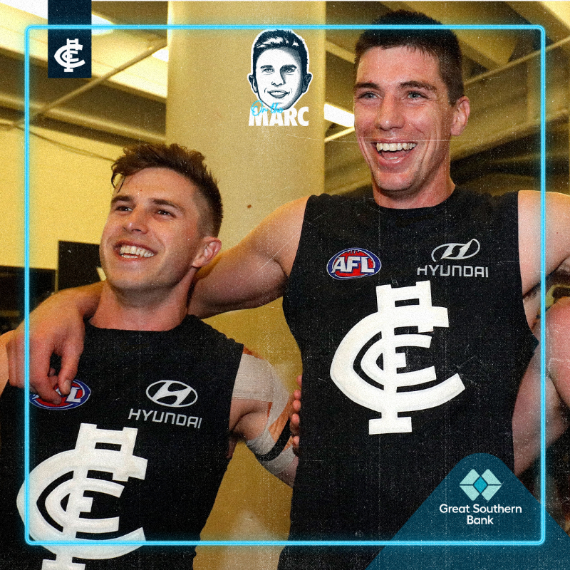 CarltonFC's tweet photo. Ever heard the great man talk? Me neither.

Tractor. Frank. Humphrey. 𝐊𝐫𝐞𝐮𝐮𝐮𝐮𝐮𝐮𝐮𝐮𝐮𝐮𝐳.

On the Marc is back with a BIG guest.