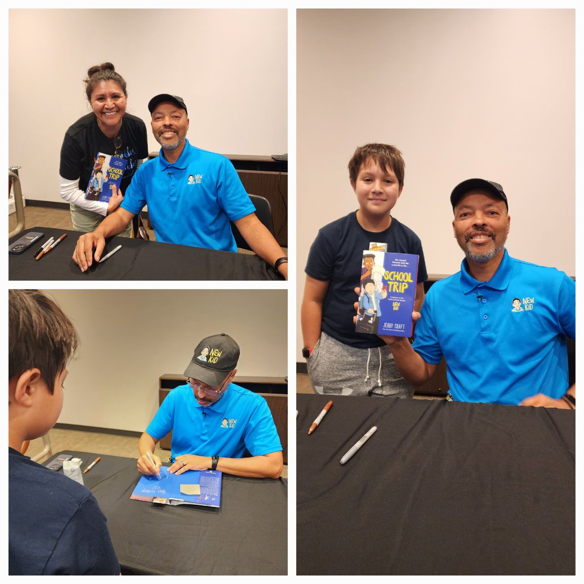 We had the honor to meet Jerry Craft and get an autograph copy of his new book, School Trip, at the Arlington Central Library.  #Arlingtonpubliclibrary <a href="/APSVirginia/">Arlington Public Schools</a> @apsisawesome @TuckahoeAP <a href="/ProfLrnSpec/">Mitch Pascal</a>