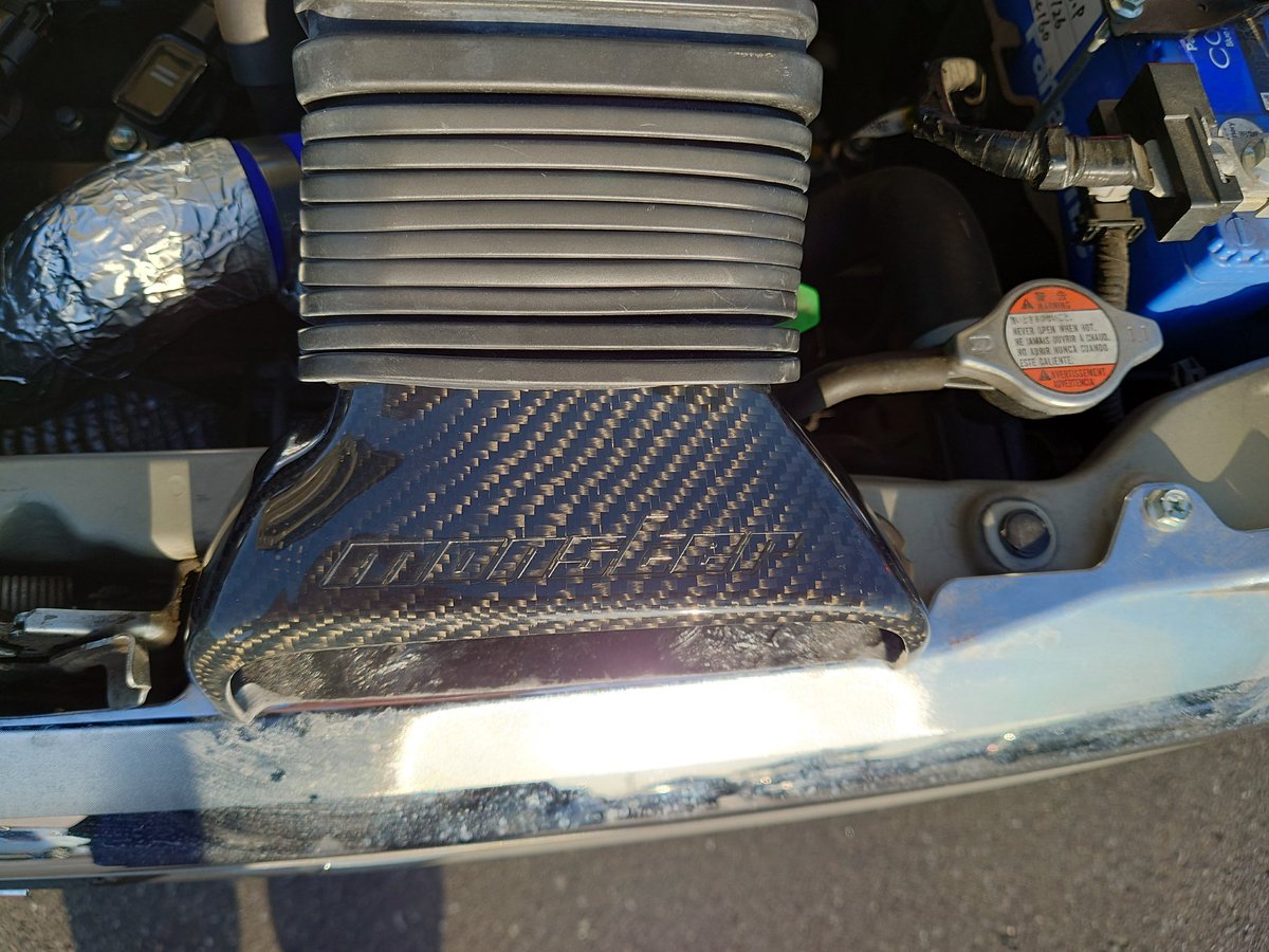 tomtomms3's tweet image. モンスタースポーツのインタークーラーダクト
SWKインタークーラーと相乗効果あってくれ！