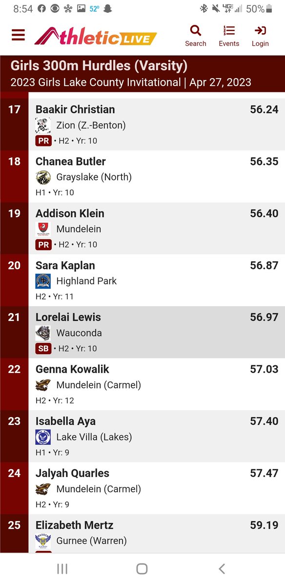 DCuttill's tweet photo. A two second PR for @itz_baakir in the 300m Hurdles. So much potential to continue to get better! Great job B! @BeeLinked @ZBGirlsBBALL @ZB_Athletics https://t.co/qlydWWy3kL