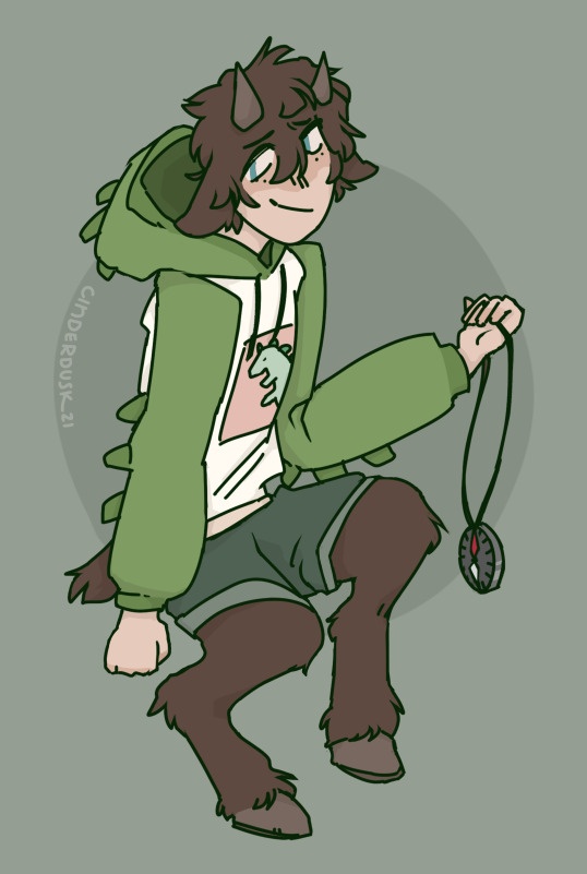 IAmMrElliot's tweet photo. @Knacki_et_Darly Elliot is a sheep faun which means he has sheep ears, horns, hooves and woolen legs and a sheep tail like example drawing https://t.co/Z5pKxwTVB3