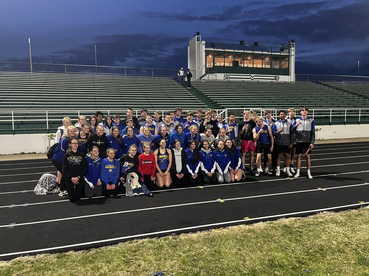Wildcat girls and guys track teams roll out of Storm Lake as meet champs! #GoCats