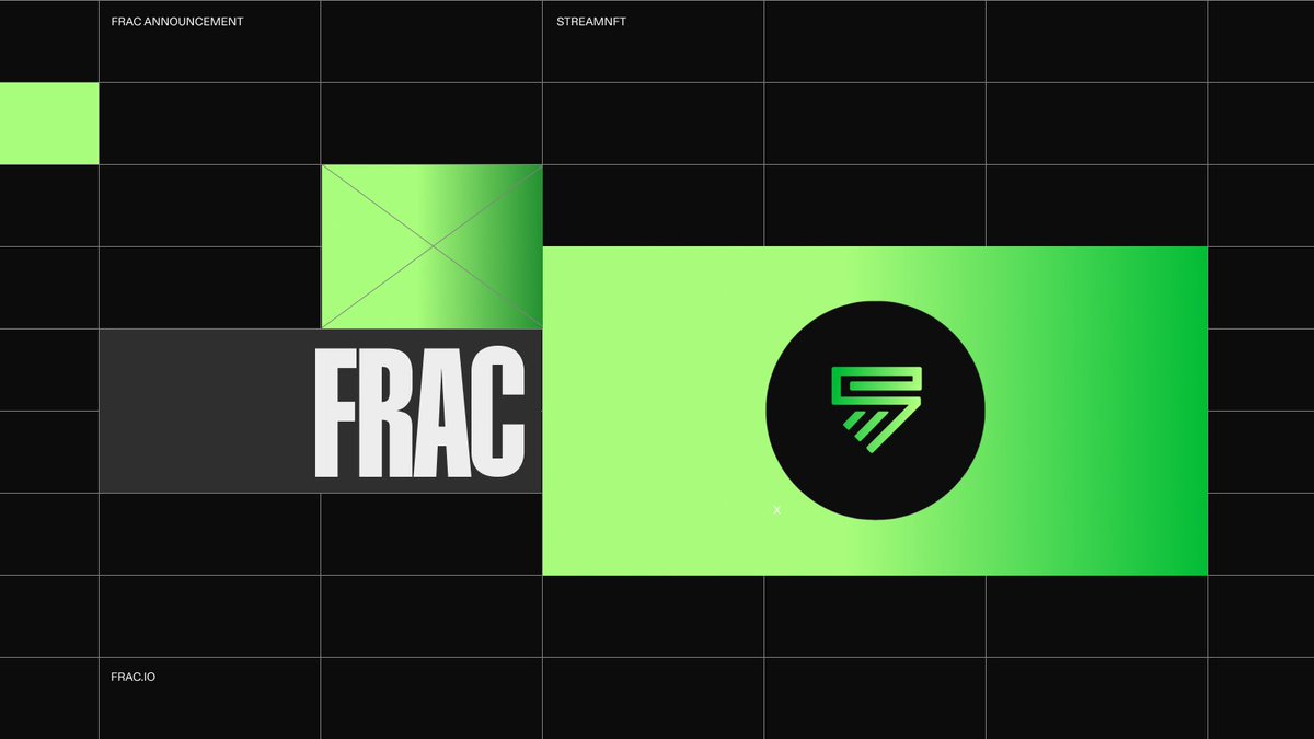 Frac_tional's tweet photo. 🤝 StreamNFT & #Frac join forces! 💥 Fractional NFTs are now usable as loan collateral! 🎉
.
StreamNFT is building a scalability layer for NFTs to enable liquidity for a more accessible and interoperable Web3 future.
#NFTs #FNFT #StreamNFT https://t.co/VAr91crGKL
