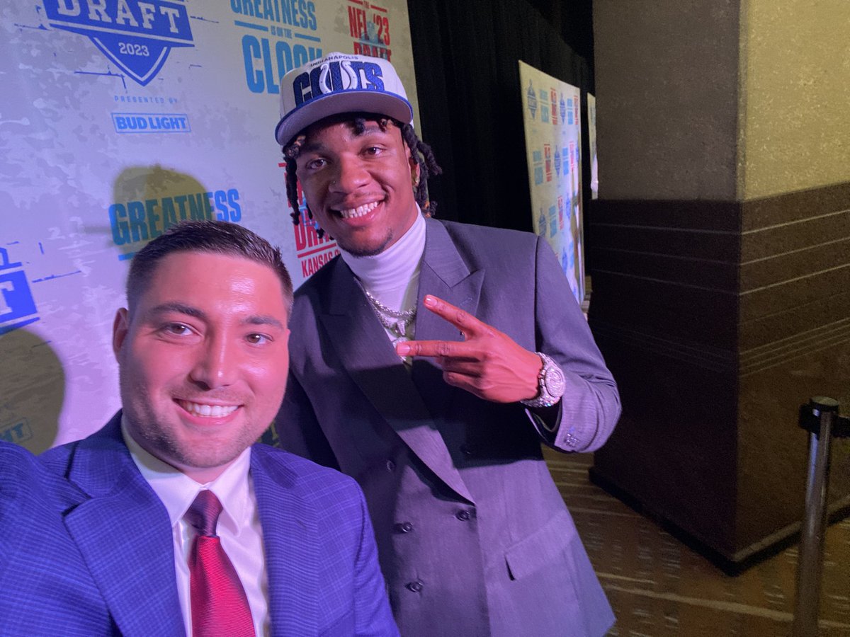 We go 1 ON 1 with new #Colts QB 1 Anthony Richardson <a href="/GVOaant/">Anthony Richardson</a> on <a href="/WTHRcom/">WTHR.com</a> coming up at 11!