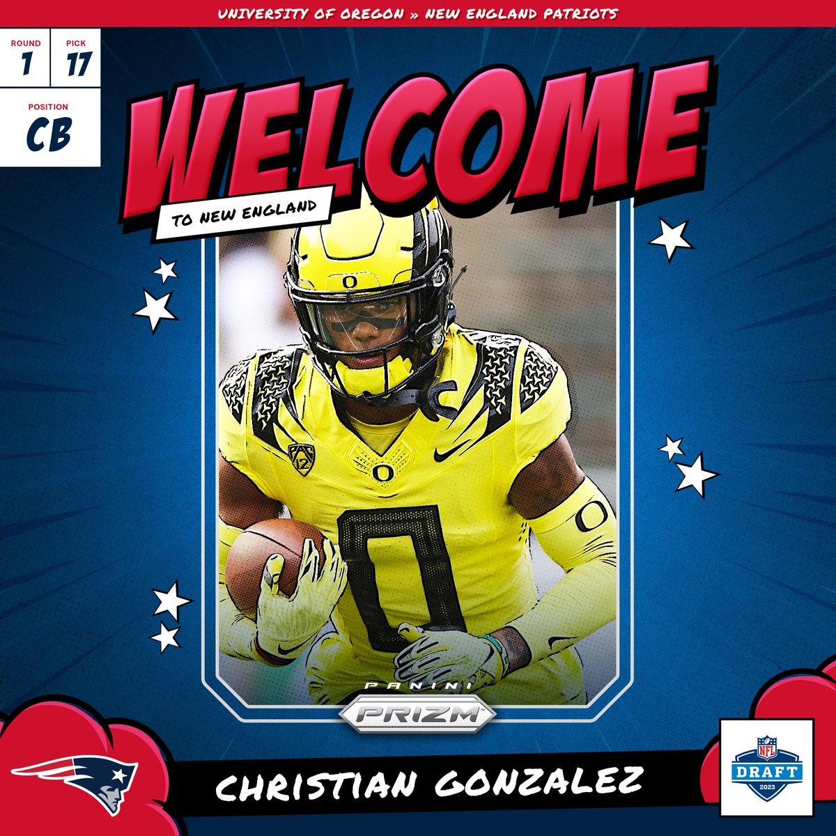 Going, going, Gonzo.

Welcome to New England, @chrisgonzo28!