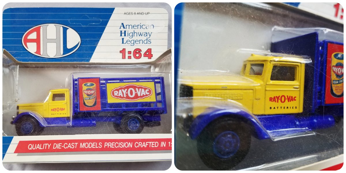 VINTAGE TRUCK~ AHL #Peterbilt 260 American Highway Legends #RayOVac Delivery Truck Scale 1:64 #ToyTruck #deliverytruck #AHL #americanhighwaylegends #PanelTruck #advertisingpromo #giftidea #ebayfinds #trucks #diecast #toys #vintage90s ebay.com/itm/2662373639… #eBay via @eBay