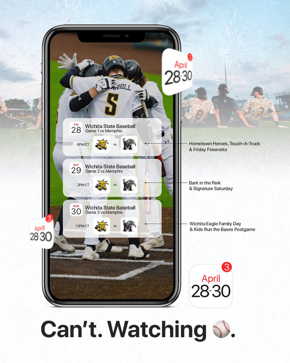 GoShockers's tweet photo. #TGITW

⚾️🇺🇸🎇🐶 https://t.co/ZEcP8frth4