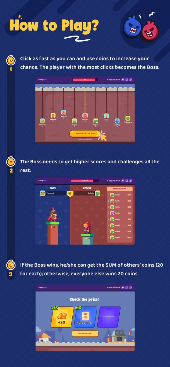 Let's  play #bossbattle #studybop