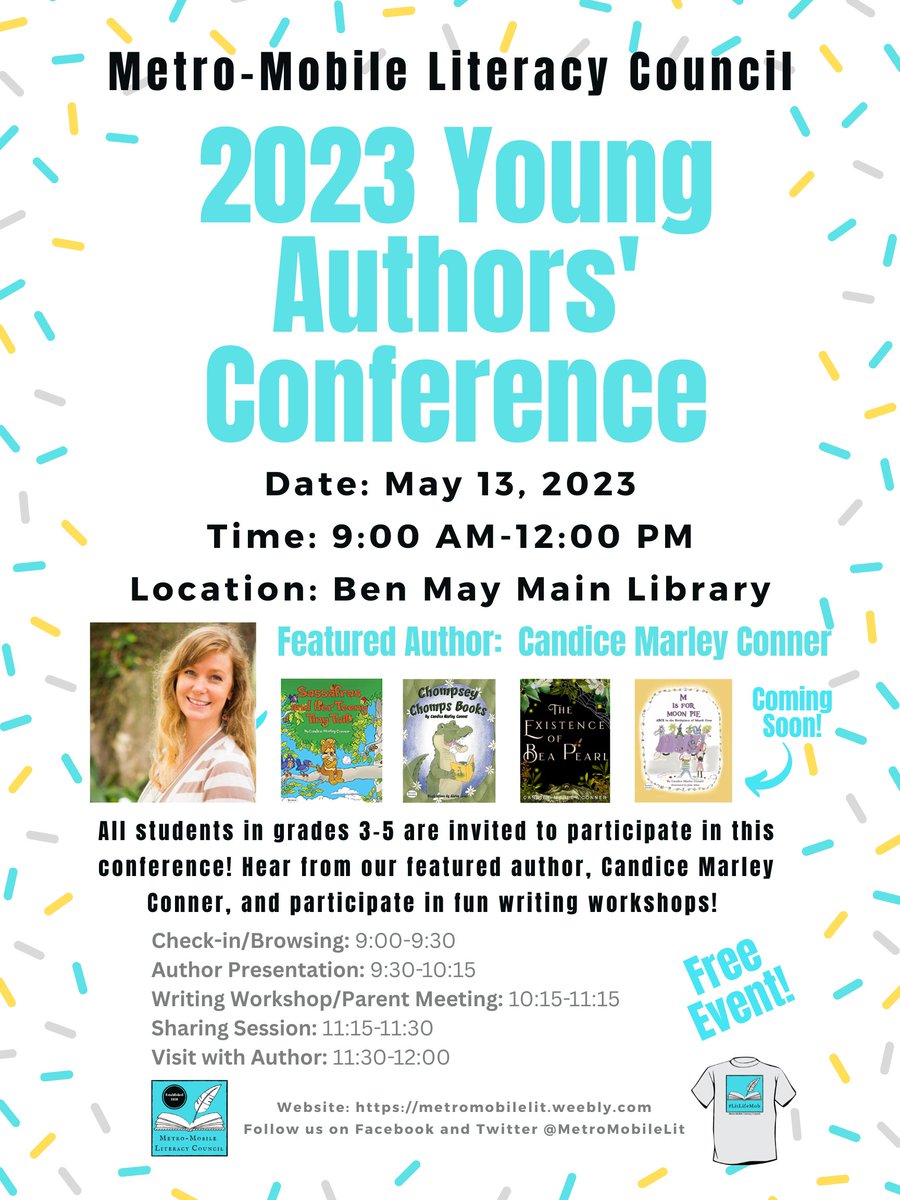 Please join us for our 2023 Young Authors' Conference!