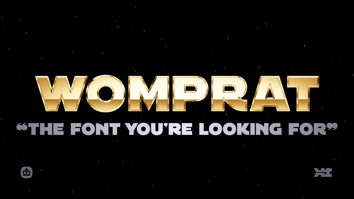 CrownType's tweet image. Introducing Womprat, the font you’re looking for.
→ womprat.xyz