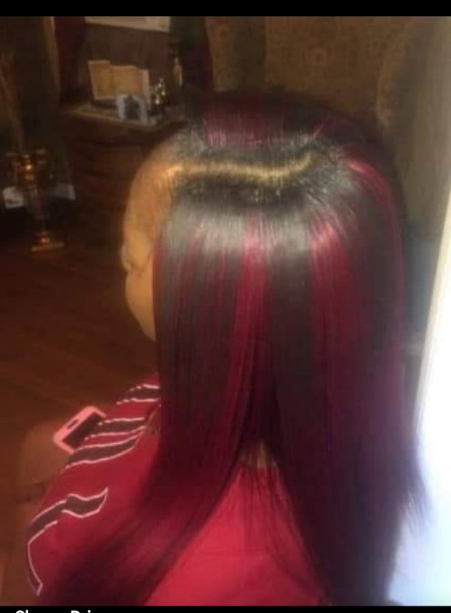 yeengotnoJUICE's tweet image. I learned from old school cosmetologists. A little needle &amp;amp; thread, a pressing comb, and BOOM!!! #traditionalsewin  #leavethewigsalone