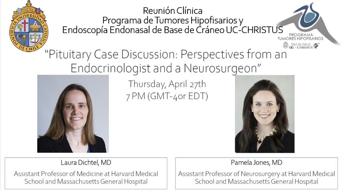 FJGuardaMD's tweet photo. It was great to restart our monthly meetings at the Pituitary Tumor Program at UC-CHRISTUS! This time, Pamela Jones MD and @ledichtel from MGH gave us a talk on the perspectives of an endocrinologist and a neurosurgeon on interesting pituitary cases. https://t.co/S6urK3Z9rX