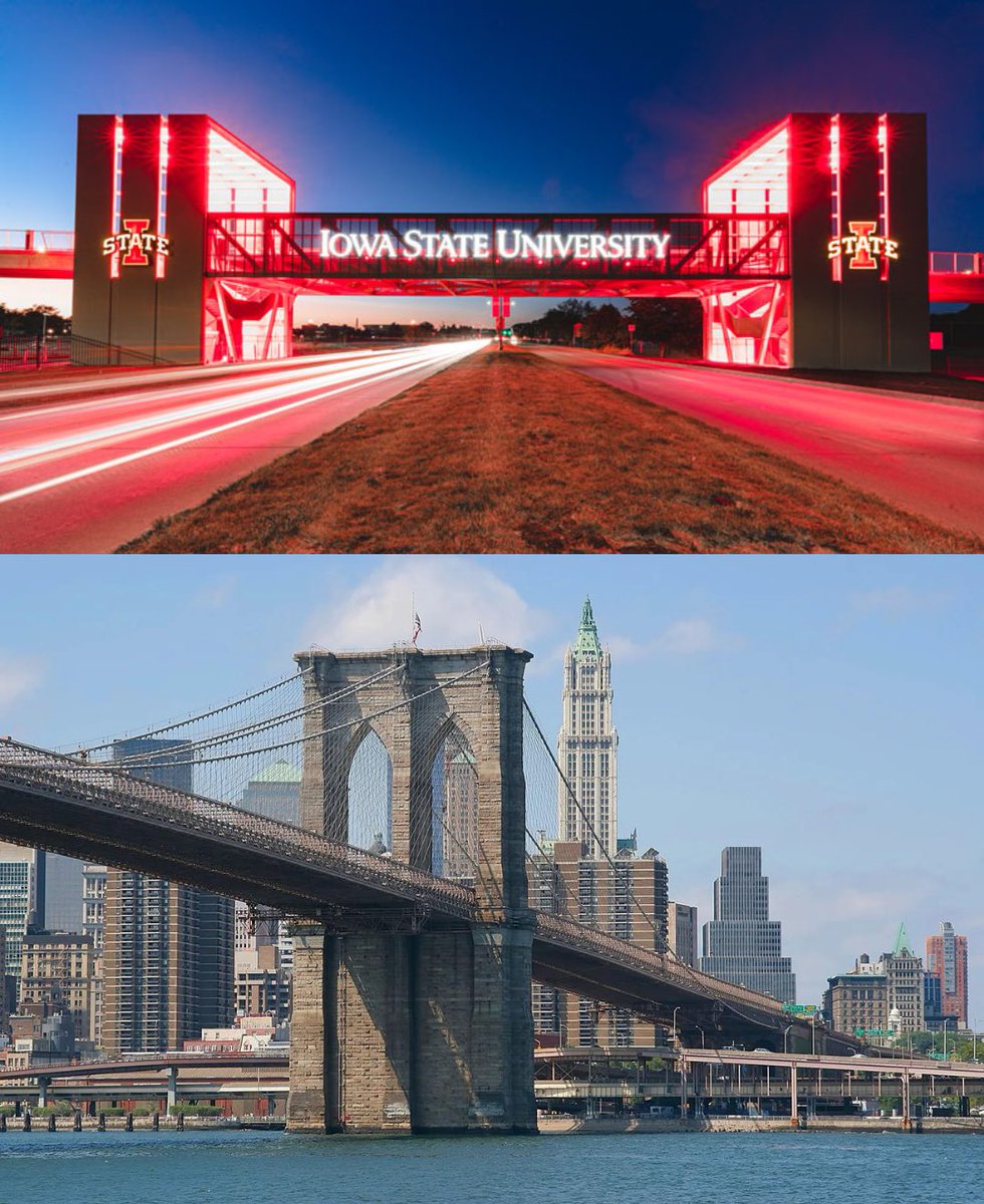 GamblinGauchos's tweet photo. It’s no wonder former Iowa State players are such a great fit in New York 🌉🗽 https://t.co/94gR5s6qL4