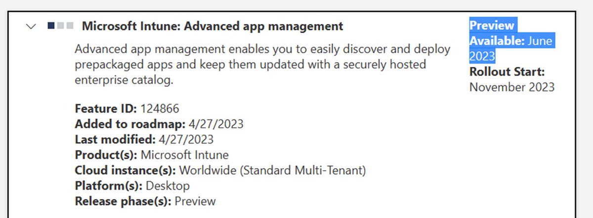 rnabmitra's tweet image. #Intune Suite Advanced App Management scheduled to preview in 2306

microsoft.com/en-us/microsof…