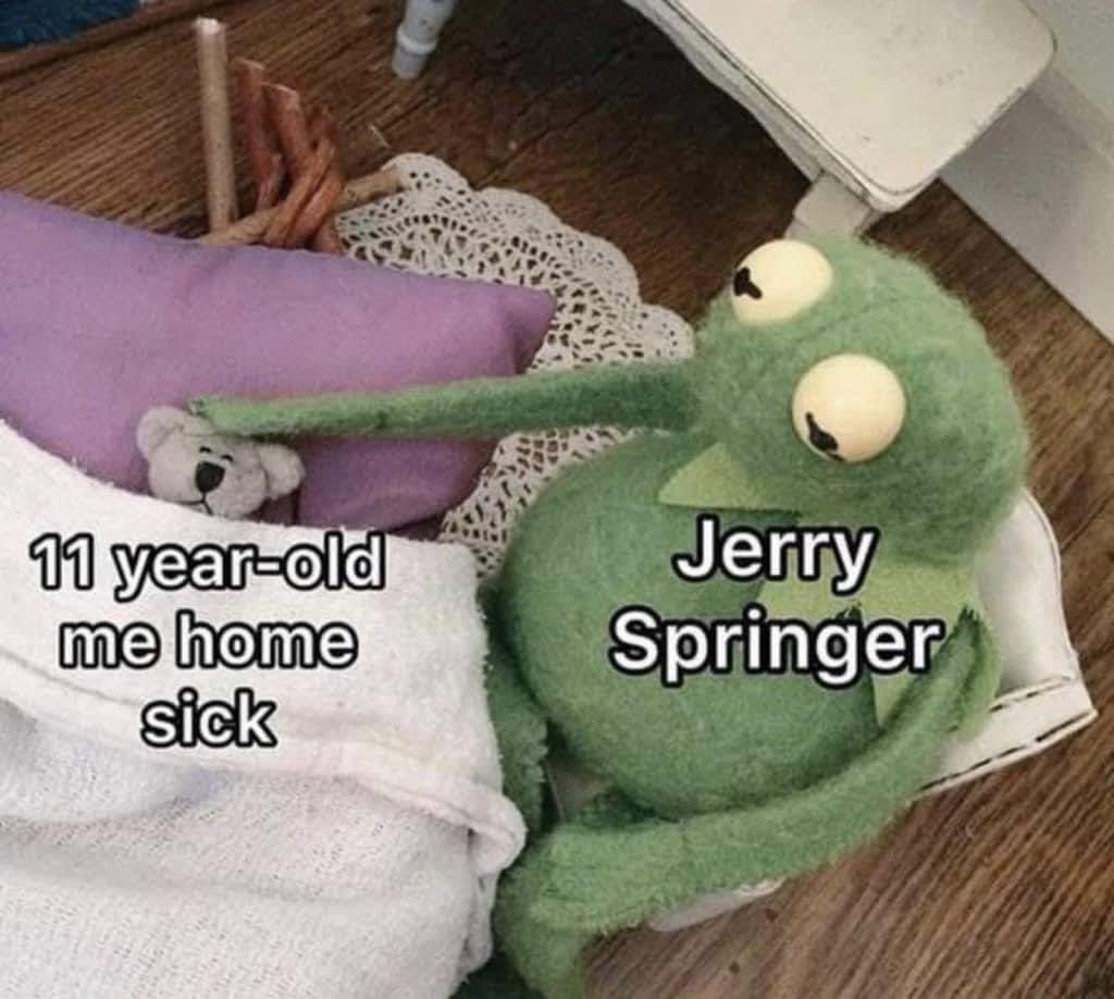 TheGeekKrys's tweet photo. #Jerry_Springer 🫶🏼 https://t.co/OYdFBjBimT