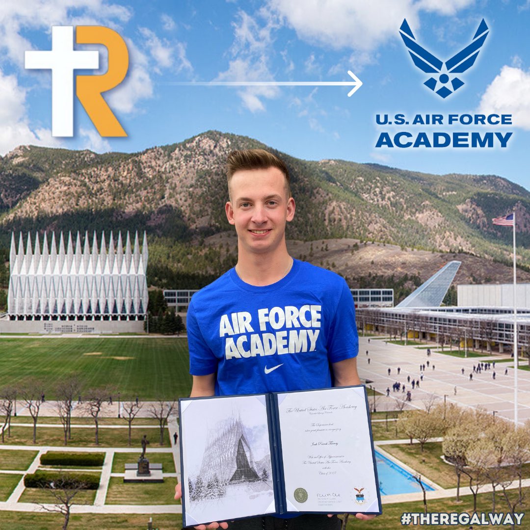 So proud of @Jack_Tierney04 as he decided the next chapter of his journey.  An Appointment to the @usairforce Academy! 🇺🇸 #FutureLeader #AirForceAcademy #TheRegalWay #OneLastRide