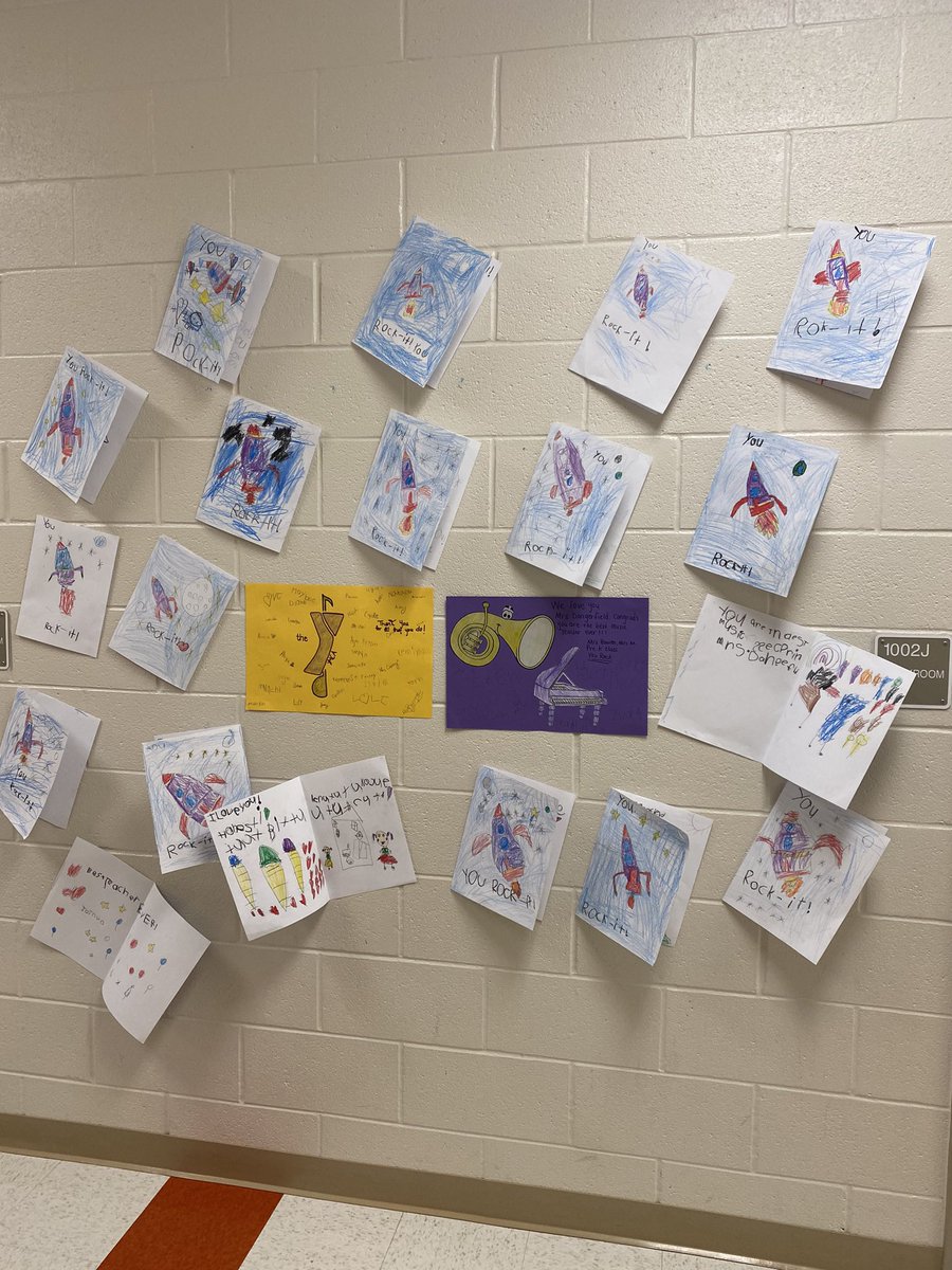 Today <a href="/RogersLaneES/">Rogers Lane ES</a> 💜💛we honored <a href="/classymusicroom/">G. Dangerfield</a> with “Mrs. Dangerfield Day” wearing Purple for being our 2022-2023 Teacher of the Year… I’m sooooo PROUD of you! I am truly thankful we get to share and sprinkle some Black Girl Magic  together this school year…
#weROCKit🚀