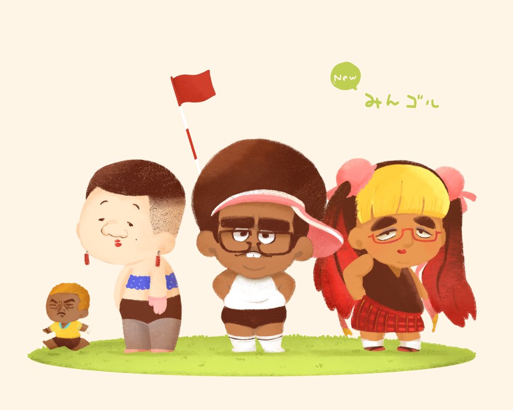 harenotiooare's tweet photo. 個性つよつよのキャラと動きがめっちゃ良きです⛳️
 #3nsart https://t.co/774nHaVdd6