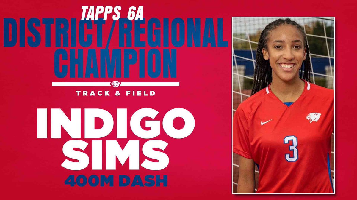 ‼️Indigo Sims is the 400m Dash TAPPS 6A District/Regional Champion!🏆Congrats Indigo!🤩She’s State Bound!🥇

Go Panthers!💙👟❤️
•
•
@parishepiscopal @parishalumni @coachajami @VYPEDFW @3Rsports1