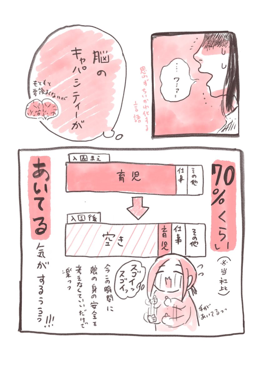 0歳だけど保育園に預けてよかったなっていう個人的感想のレポ漫画です。(2/2)