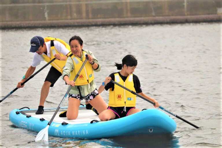 SpopitaTweet's tweet photo. 🌊人気のマリンスポーツに挑戦してみよう🌊

5/6(土)に #海の森水上競技場 で『SUP・MEGASUP体験』が開催されます🎉

MEGASUPとは、多人数乗りのSUPで、最大7人乗りの安定感のあるボートを、力を合わせて漕ぎ進みます🛶

詳細は👇
https://t.co/WkQfKytJCq

#スポピタ #イベント #SUP #MEGASUP https://t.co/5xiINTpz2X