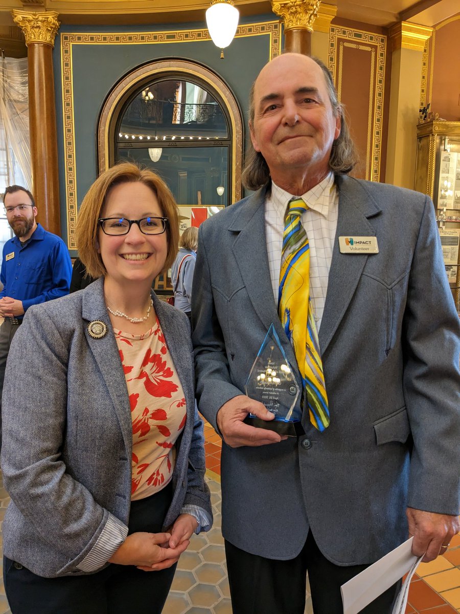 MatsonForHouse's tweet image. It was a pleasure to attend the @VolunteerIowa Hall of Fame  ceremony! I was excited to congratulate Don &amp;amp; Charlene Lamberti for all their family has done for Ankeny &amp;amp; so many Iowans. Also thrilled to congratulate Glen Umbaugh, a very active volunteer with @IMPACT_CAP in Ankeny.