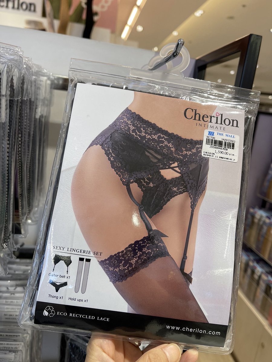 cherilonworld's tweet photo. ชุดชั้นใน Sexy Lingerie ตกแต่งลูกไม้ Eco Lace
Set ( 3 ชิ้น | กางเกงใน , suspender ,ถุงน่อง )
.
ดีไซน์สวยด้วยลูกไม้รักษ์โลก ช่วยลดผลกระทบที่มีต่อสิ่งแวดล้อม
#cherilon #cherilonintimate #cherilonworld #ecowear #ecolace #ถุงน่องเชอรีล่อน #รักษ์โลก #ลูกไม้ https://t.co/VHtr3G9LTy