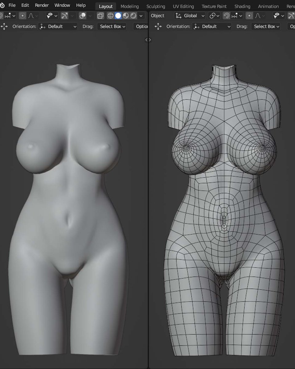 SccorpA's tweet photo. Practica de cuerpo femenino (Tipo Anime) 🔥🔥🔥
#anime #animegirl #3D #blender #b3d #blenderart https://t.co/X8sqPi5eKG