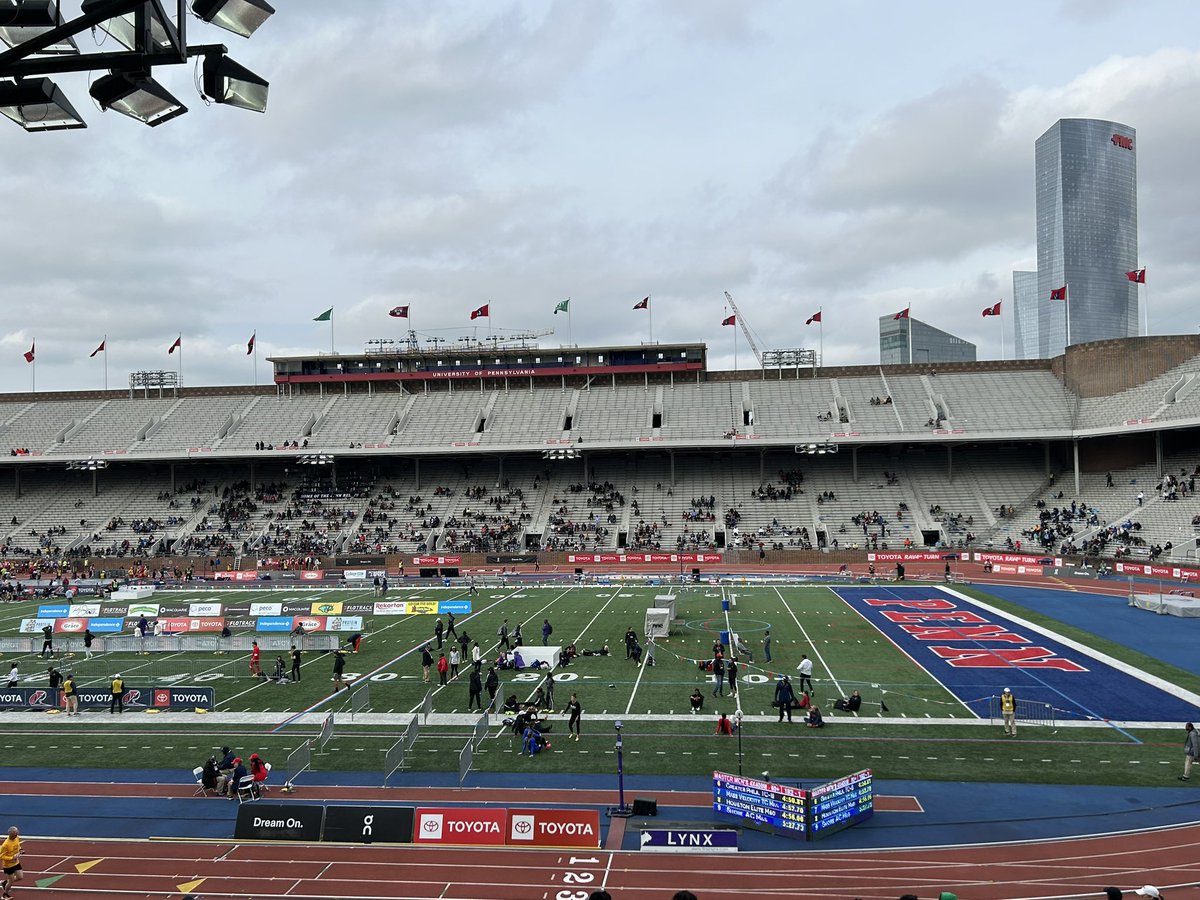 Had a great opportunity to run the 4x1 and 4x4 <a href="/pennrelays/">Penn Relays</a>